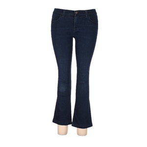 J Brand 31 Ink dark‎ denim blue wash ankle straight leg mid rise jeans